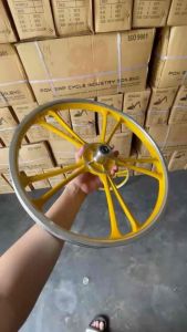 20" Inch Inci ALLOY Sport Rims Sepasang 1 Pair Front & Rear 5 Batang (Yellow) (Ready Stock)
