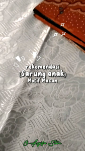 SARUNG BATIK ANAK USIA 8-12 TH MOTIF SARWON BATIK PEKALONGAN BISA BAYAR DITEMPAT/COD