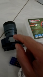 TERBARU Senter Kepala 3 warna Cahaya Putih - Kuning - Biru MAXPOWER MX-S08-3 100W LED Fokus Zoom dan Sensor - Headlamp 100 watt