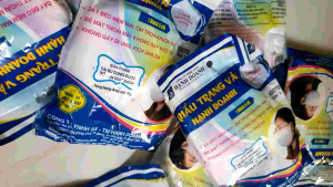 Khẩu trang vải kháng khuẩn 03 lớp Hạnh Doanh. 65.000đ sale off