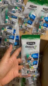 Dao cạo râu lưỡi kép sản xuất Tại Mỹ Schick EXACTA2 vỉ 1 cây