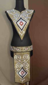 Renda Bordir aksesoris motif papua