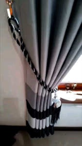 Gorden Blackout import Jendela dan Pintu rumah Minimalis model Smokring panjang 250cm 2 meter warna coklat merah abu hitam cantik elegan mewah