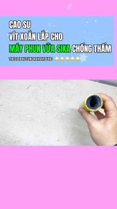 Cao Su Vít Xoắn Bơm Vữa Lắp Cho Máy Phun Sika Chống Thấm