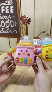 Đồ Chơi Xúc Xắc Gặm Nướu Hình Bình Sữa Dễ Thương Âm Thanh Vui Nhộn Có Ánh Sáng Nhiều Chức Năng Cho Bé Từ 10 Tháng Tuổi