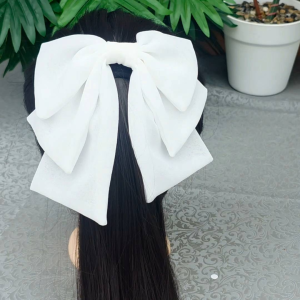 โบว์ผ้าชีฟอง โบว์ติดผมแฟชั่น งานสวยผ้านิ่ม ขนาด3นิ้ว ตรงปก โบว์ติดผมนักเรียน โบว์นักเรียน