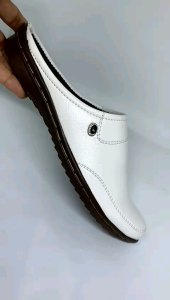 Sepatu Selop Putih - Sepatu Selop Habib Bahar Terbaru
