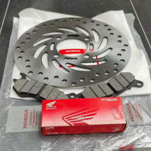 PIRINGAN REM CAKRAM DAN KAMPAS REM CAKRAM DEPAN PCX125 PCX 125 150 CBU THAILAND ORIGINAL HONDA THAILAND IMPORT