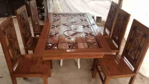 meja makan Kursi 6 minimalis murah