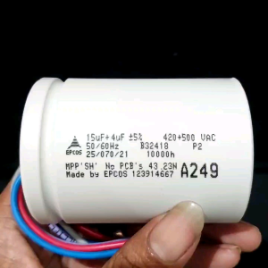 kapasitor mesin cuci sharp 2tabung 14kg a249 original 100%