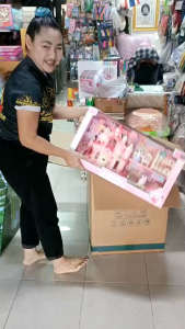 ปราสาทกระต่าย  ขุดบ้านกังหันลม พร้อมเฟอร์นิเจอร์ มีกระต่าย 2 ตัว ขนาดใหญ่ ของเล่นเด็ก No.6689