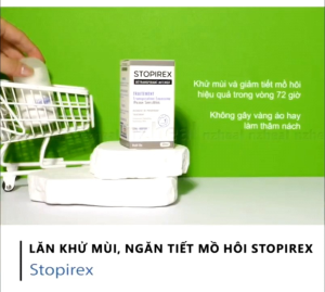 BETSELLER - COMBO 2 Hộp Lăn khử mùi ngăn tiết mồ hôi Stopirex Détranspirant Intensif 30ml -