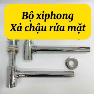 Xi phông xả chậu rửa mặt lavabo kiểu co búa cao cấp dày sáng bóng thoát nhanh chống hôi tốt