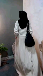 Maxi Prisly/ Dress Pisket/ Dress terkini/ Gamis Trendy