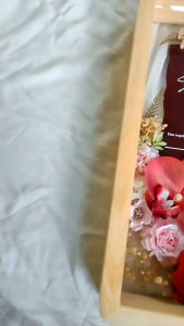 Mahar Akrilik Pernikahan Transparan 35×25 cm Mahar Akrilik Pernikahan Aesthetic Murah