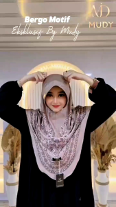 WDY-MUDY//Jilbab instan Bergo sublim printing jersy CASSANDRA STANDAR