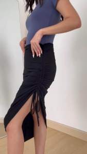 BAILEY Beach Bikini Skirt - Rok Pantai Wanita Serut Samping