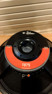 SPEAKER KOMPONEN BLACK SPIDER 1875 WOOFER 18 INCH BLACKSPIDER BS 1200 WATT ORIGINAL