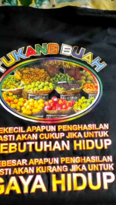 KAOS TUKANG BUAH / PENJUAL / DISTRO PREMIUM