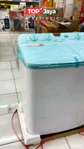 MESIN CUCI POLYTRON 7 KG 2 TABUNG/POLYTRON MESIN CUCI 7KG PWM-7076 BARU BERGARANSI RESMI