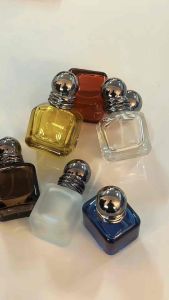 [ 1 PCS ] BOTOL KOSONG MINYAK WANGI 33ML PETAK KECIL LUXURY CAP - SKRU ( LZ 674 )