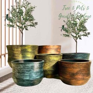 กระถางดินเผาขนาดใหญ่สไตล์โมเดิร์น มี 2 ขนาด 38x25 ซม. 30x20 ซม. มี 3 สีให้เลือกด้วยกัน ใช้ปลูกต้นไม้ภายในหรือภายนอกอาคารได้ สวย โมเดิร์น งานคุณภาพ