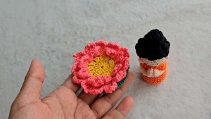 Mini Little Buddha Plush with lotus