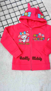 Jaket Anak Perempuan Melody Model Kuping Umur 1-7 Tahun