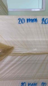 โฟมแผ่น Foam Sheet ขนาด 60cmx120cm หนา 20mm (หนาแน่น 0.6 ปอนด์) ราคาถูก 38฿/แผ่น