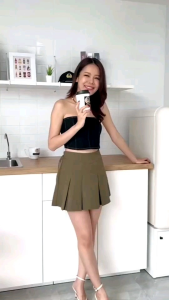 Talent 高品质百折裙 高腰西装百折裙 半身裙 Premium Quality Pleated Skirt Ready Stock