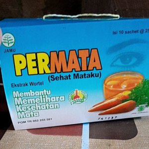 jamu permata sehat mataku extrak wortel isi 10 bungkus