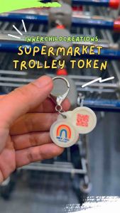 Niama Supermarket Trolley Token [Coin Replacement] Keychain Set [Christmas]