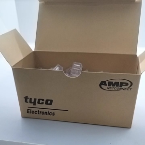 100 Pcs. AMP Tyco Rj45 Connector CAT5 NOTE: UNBOXING VIDEO REQUIRED