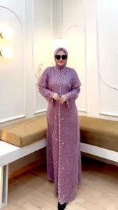 DRESS GAMIS ADA JUMBO OUTER MODE MARETINE 2 IN 1 V 2 TERBARU BY SHINBIE 100%ASLI REAL