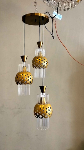 Good jaya lighting lampu gantung kaca crystal minimalis import