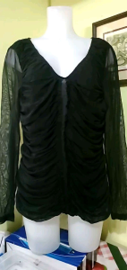 PLUS SIZE US BRAND FORMAL BLOUSE XL NICE POLYESTER FABRIC PRELOVED