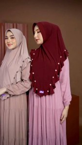 Jilbab Hijab Kerudung Bergo Krudung Wanita Dewasa Jersey Instan Jumbo Syari Terbaru New Terlaris Terkini Modern Kekinian Murah Viral 2022 Arrafi AR 608 Adem Mudah Di Bentuk Cantik Pet Antem Bahan Stella Best Seller Cantik Bayar di Tempat COD Gratis Ongkir