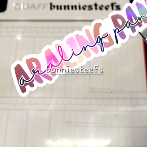 SUBJECT STICKER - SET - WITH NEW SUBJECTS FROM MATATAG