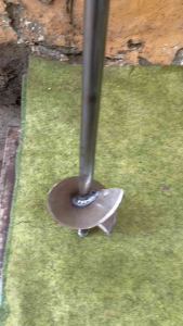 Bor tanah manual putar tangan 4inc//tebal 2mili