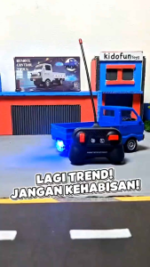 Mainan Remot Kontrol Pick Up Asap Mini RC Mobil Truck Drift Speed ada Lampu + Baterai Cas