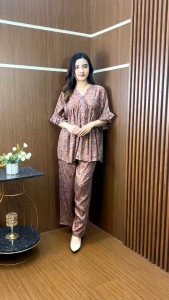 ONESET KEMEJA RAYON TWIL REALPICT PRODUK