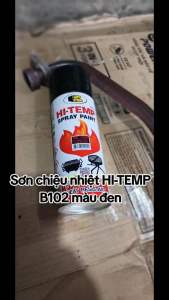 Sơn Chống Cháy Sơn Chịu Nhiệt Sơn Cháy Sơn pô Xe Sơn Chống cháy (Hi-Temp) Chính Hãng Dung Tích 400ml