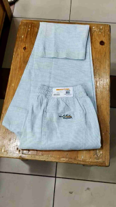 Celana Panjang Premium Pria Hijau Soft Salur Pinggang Karet Plus Tali Serut