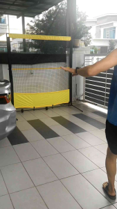 Tennis Pickleball Training Bounce Net Single Play Tennis TrainerTraining Wall Enlarged Mesh High Strength ReboundStable and Strong