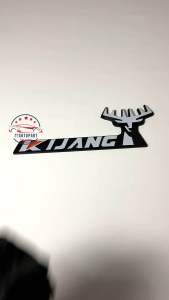 Emblem Logo Kijang Tanduk Putih untuk Mobil Kijang Super