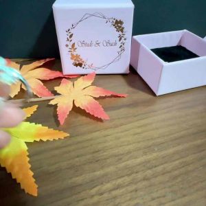 [Studs & Such] 925 Silver Fork & Knife Adjustable Ring With Freshwater Pearls & Cubic Zirconia