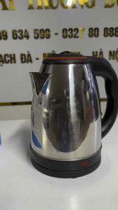 Ấm siêu tốc Electric Kettle Inox 1.8L - Bình đun siêu tốc cao cấp bảo hành 12 tháng