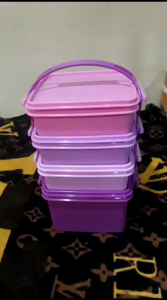 Rantang Tupperware 4 Susun Besar Original: Praktis & Tahan Lama