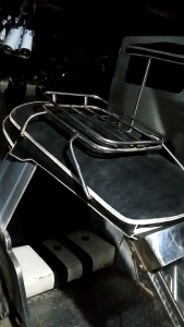 Topload Carrier for tricycle Pure Stainless