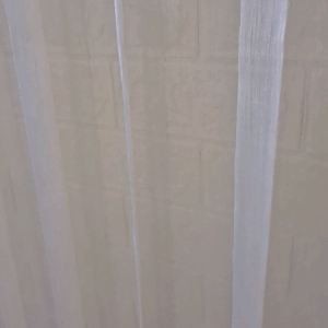 Vitrase Gorden Putih Polos dan Gorden Plisket Cantolan Kawat